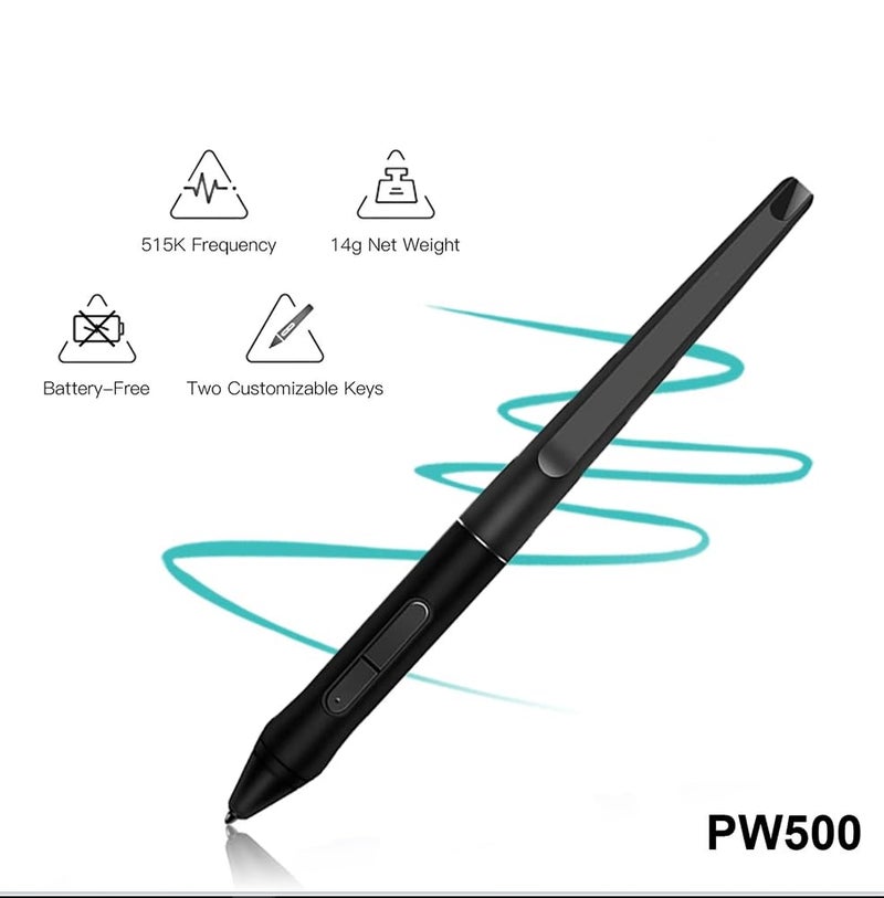 TALTAW PW500 Stylus for Huion KAMVAS Pro 22 for Inspiroy Q11K V2 Q620M GT-221 GT2201 Graphic Tablet Drawing Digital Pen - Image 4