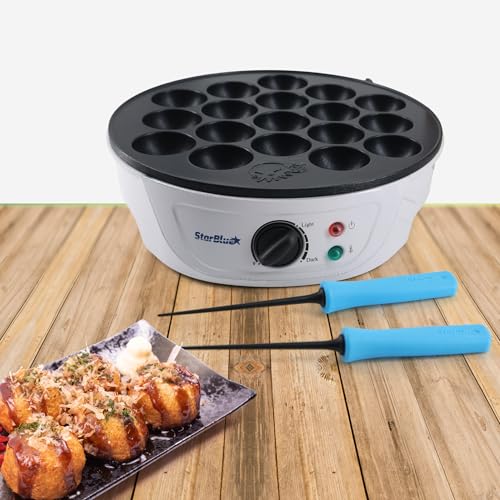 StarBlue Takoyaki Picks Soft Type 2 Picks Set with Heat Resistant and Easy to Clean, Light Blue - Image 5
