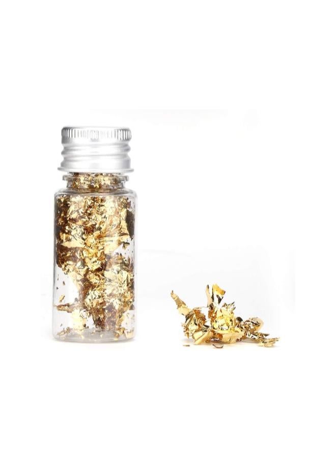 klarako 2Pcs Edible Gold Leaf, Genuine Gold Flakes for Cooking, Cakes, Makeup, Gilding, Decoration, Health & Spa - Image 5
