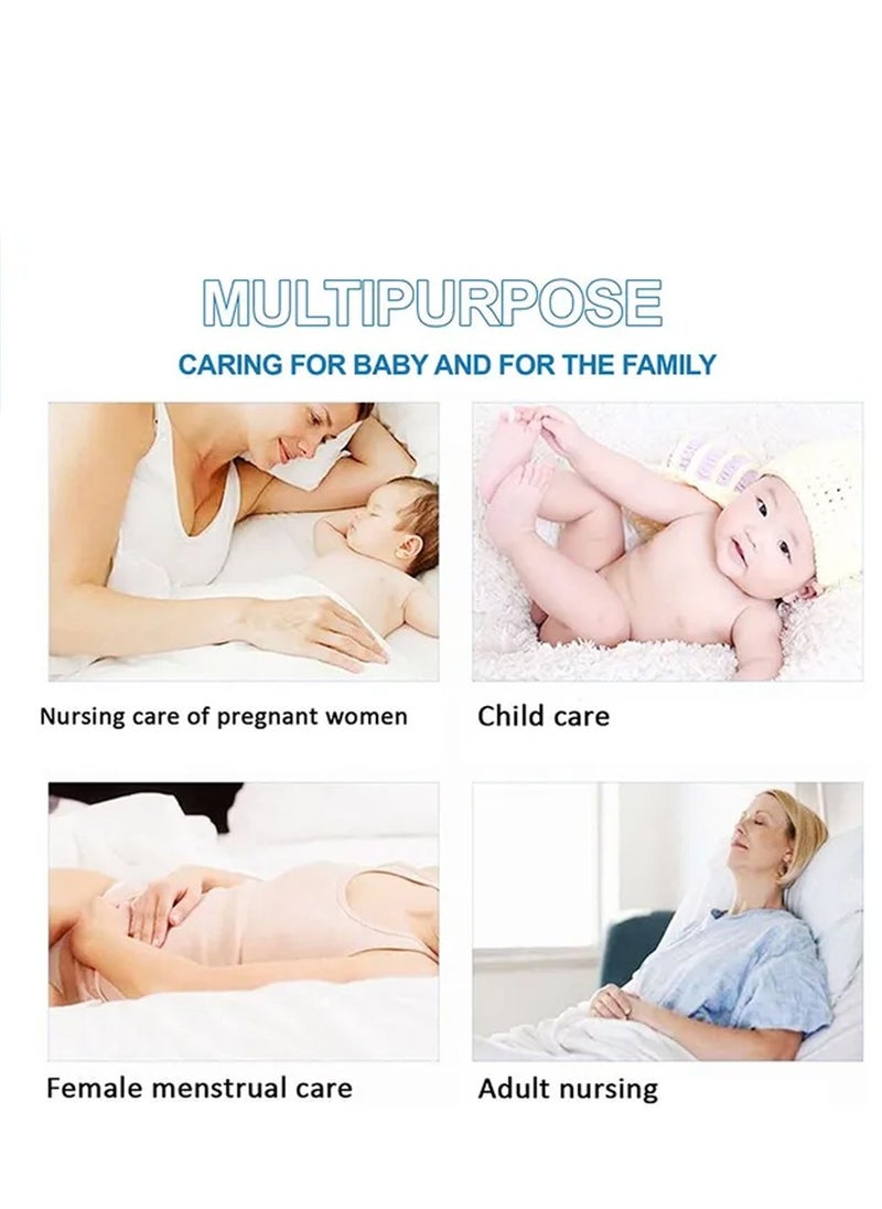 A TO Z A to Z - Disposable Changing Mat size (45cm x 60cm) Large- Premium Quality for Baby Soft Ultra Absorbent Waterproof - Pack of 60 - Pink  - Image 4