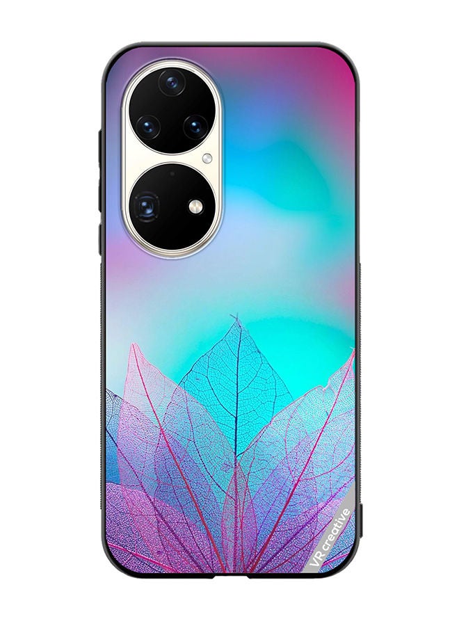 VR CREATIVE Protective Case Cover For Huawei P50 Pro Flower Design Multicolour - Image 1