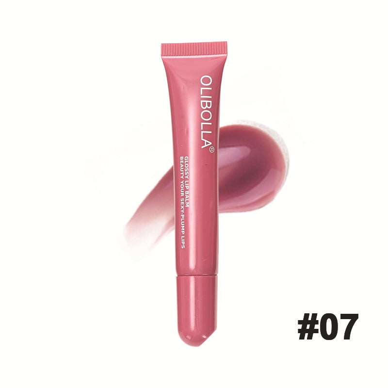 Olibolla Polypeptide Lip Gloss Liquid Lip Gloss Water Gloss Lip Glaze Lip Plumping Oil Moisturizing Lip Balm Moisturizing - Image 1