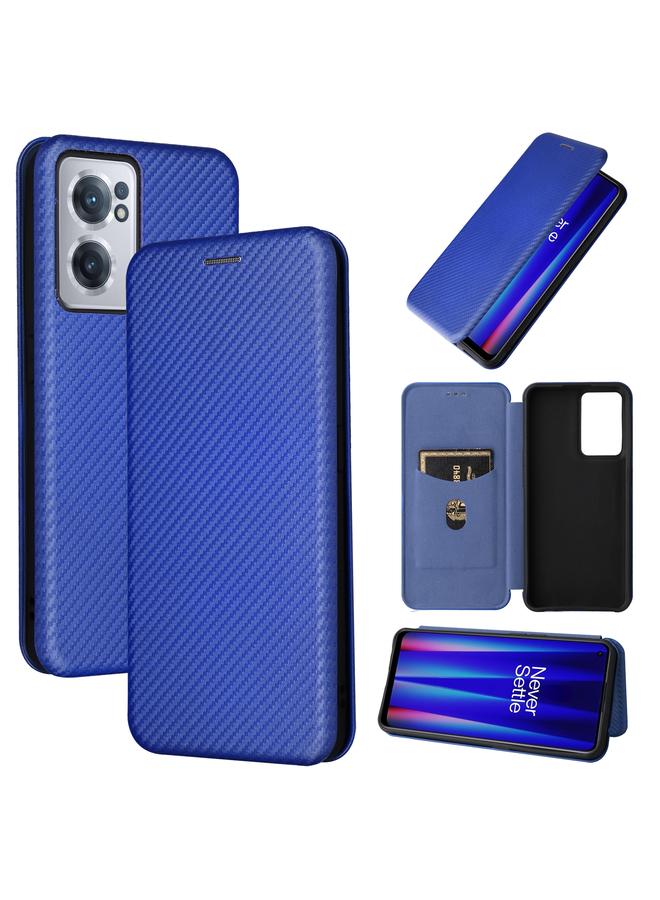 S-TOP Case For OnePlus Nord CE 2 5G Carbon Fiber Texture Horizontal Flip Leather Phone Case - Image 1