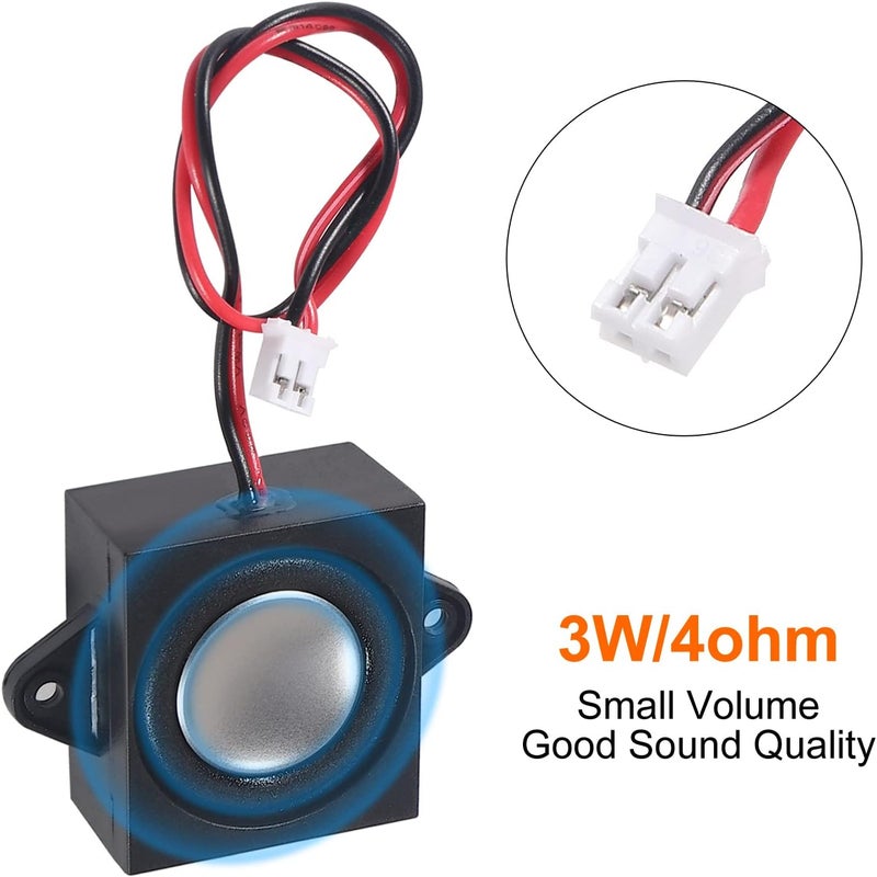 MELIFE 2 قطع 3 واط 8 أوم مكبر صوت صغير أحادي التجويف  آلة إعلانات محمولة كاملة النطاق مع واجهة فصل الموصل - Image 2