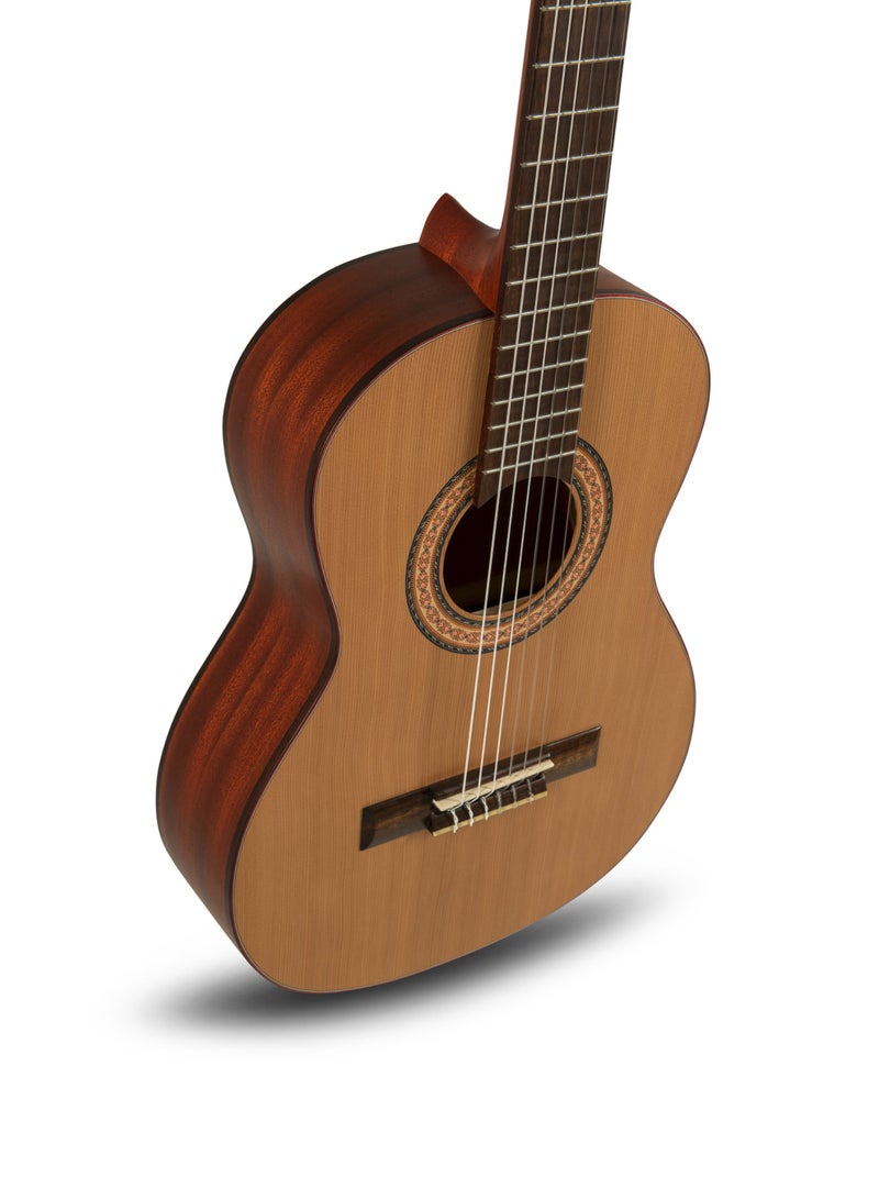 Manuel Rodríguez TRADICIÓN T-57 3/4 Classical Guitar – Solid Cedar Top, Mahogany Back, Eco Satin Finish - Image 5