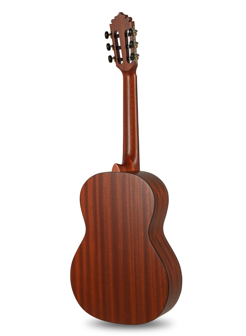 Manuel Rodríguez TRADICIÓN T-57 3/4 Classical Guitar – Solid Cedar Top, Mahogany Back, Eco Satin Finish - Image 2