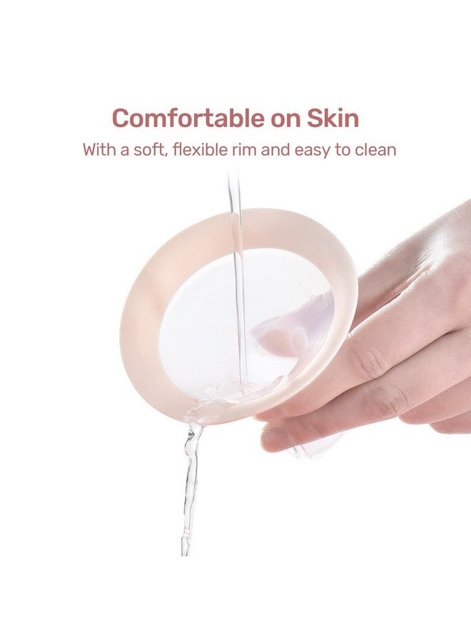 نسفي شفاه بديلة من NCVI مقاس 21 مم متوافقة مع 8780/8782/8100/8102/8122/8116/8128/8129، ملحقات مضخة الثدي، خالية من مادة BPA، قطعتان (شفة مقاس 21 مم) - Image 4