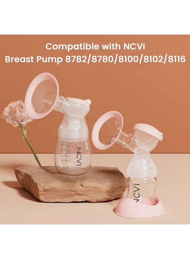 نسفي شفاه بديلة من NCVI مقاس 21 مم متوافقة مع 8780/8782/8100/8102/8122/8116/8128/8129، ملحقات مضخة الثدي، خالية من مادة BPA، قطعتان (شفة مقاس 21 مم) - Image 1
