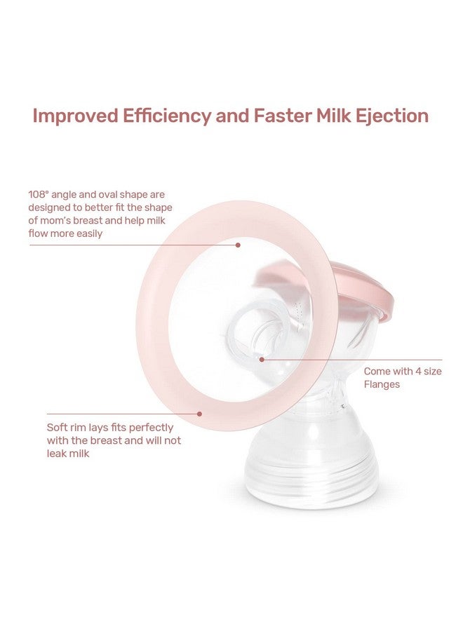 نسفي شفاه بديلة من NCVI مقاس 21 مم متوافقة مع 8780/8782/8100/8102/8122/8116/8128/8129، ملحقات مضخة الثدي، خالية من مادة BPA، قطعتان (شفة مقاس 21 مم) - Image 3