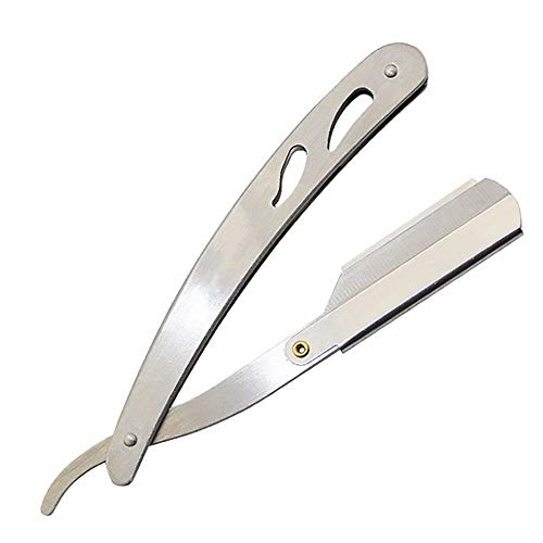 DANIAL® Stainless Steel Folding Shaving Razor Barber Salon Men Professional Steel Handle - Image 3