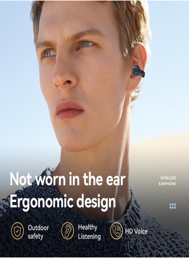 Generic - Ear-clip bone-conduction Bluetooth Earphones, Wireless Bluetooth 5.3, 50-Hour Battery Life - Image 1