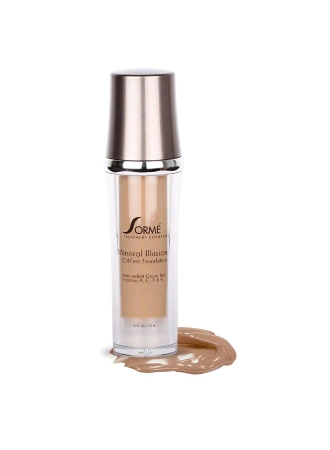 Sorme Mineral Illusion Foundation 25 ml-Honey 714 - Image 1