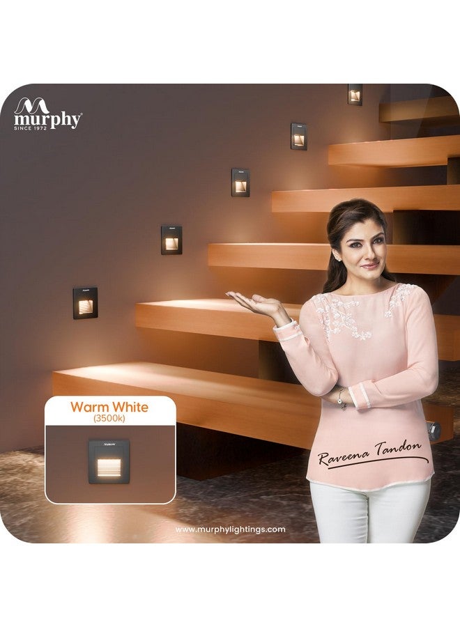 Murphy 3W Wall Step Conceal Light Outdoor and Indoor LED Foot Light with Aluminium IP65 Grade Waterproof Body : Warm White, Pack of 8 - Image 5