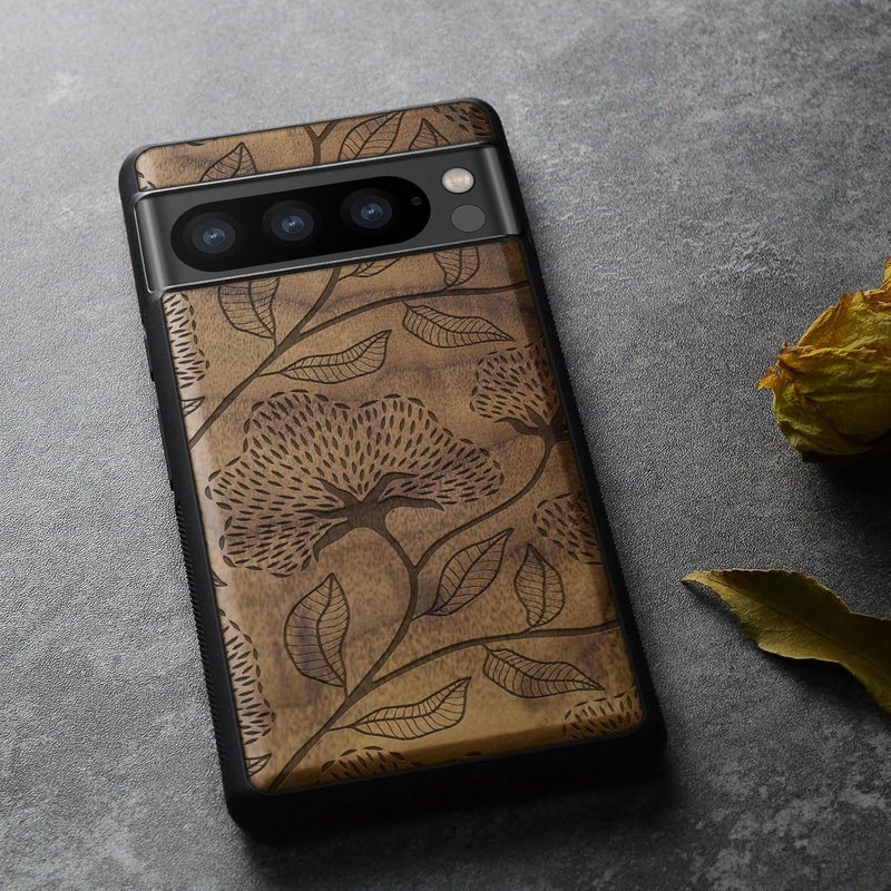 Lightweight Carveit Wood Case for Pixel 8 Pro Case [Natural Wood & Black Soft TPU] Shockproof Protective Unique Wooden Cover Compatible with Google Pixel 8 Pro (Dotted Floral Bloom-Walnut) Globally popular universal design Hardness boosted processed substance Quick available purchase options Secure equipped warehouse Repeated detach compatible build Stable local goods source Cross-location transit friendly build Flexible trendy construction Minimal design All region coverage Easy store & transit build Gulf market standard build Storage transit efficiency build Low maintenance Indoor outdoor all-purpose fit Backup reserve local stock Wide usage compatibility All user group compatible Occasional & permanent usable Global assemble options Mountain region eligible ship KSA local stock All storage type compatible Nationwide courier network - Image 5