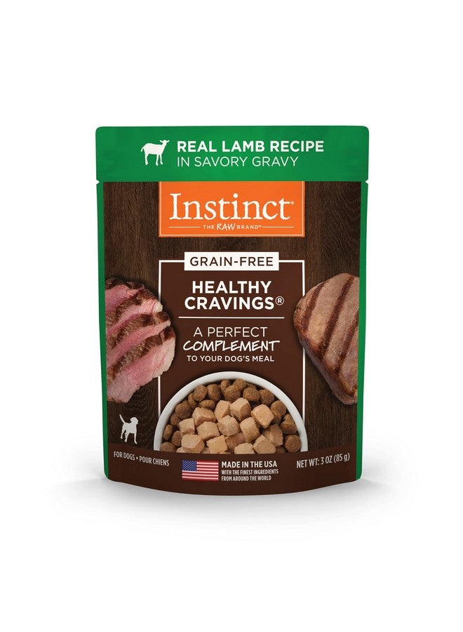 غريزة طعام الكلاب الرطب الطبيعي "إنستينكت هيلثي كرافينغز"، خالي من الحبوب - لحم ضأن حقيقي، 3 أونصات (عبوة من 24 كيسًا) - Image 4
