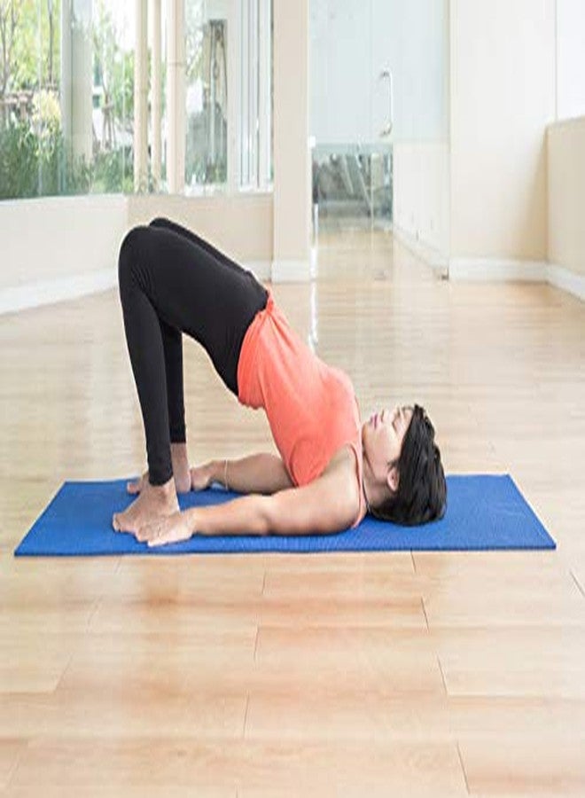 PlantaZee Anti-Skid Yoga Mat, Water-Resistant TPE Material, Lightweight & Highly Resilient Material, Convenient to Carry (4mm) (Multicolor) - Image 1