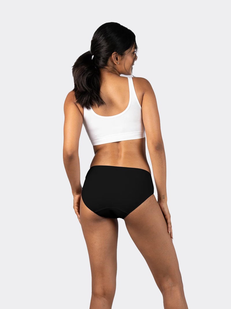 Lavos Bamboo Cotton Panties for Women, Comfortable Soft Mid-Waist Hipster Panty with Thin Inner Elastic, Anti-Bacterial Odour Free Underwear for Womens, Seamless No Visible Briefs for Ladies (L) - Image 3