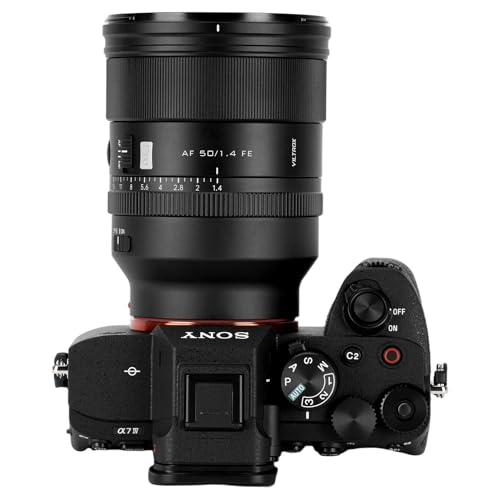 VILTROX عدسة فيلتروكس 50 مم f1.4 برو FE، AF 50 مم f/1.4 FE لسوني E، عدسة بفتحة f1.4 برايم مشرقة لسوني FE a7iv a7c ii a7rv a1 ii a6600 a6700 zve1 zv-e10 ii a9 ii A93 - Image 4