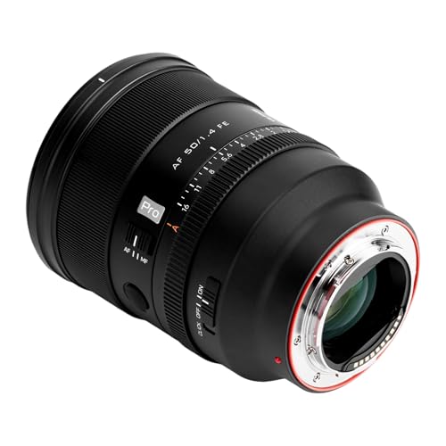 VILTROX عدسة فيلتروكس 50 مم f1.4 برو FE، AF 50 مم f/1.4 FE لسوني E، عدسة بفتحة f1.4 برايم مشرقة لسوني FE a7iv a7c ii a7rv a1 ii a6600 a6700 zve1 zv-e10 ii a9 ii A93 - Image 3