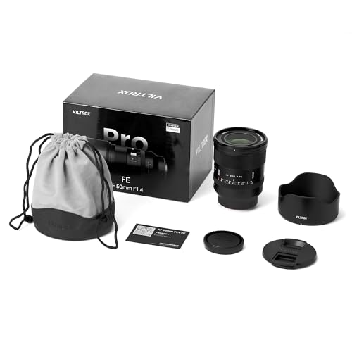 VILTROX عدسة فيلتروكس 50 مم f1.4 برو FE، AF 50 مم f/1.4 FE لسوني E، عدسة بفتحة f1.4 برايم مشرقة لسوني FE a7iv a7c ii a7rv a1 ii a6600 a6700 zve1 zv-e10 ii a9 ii A93 - Image 5