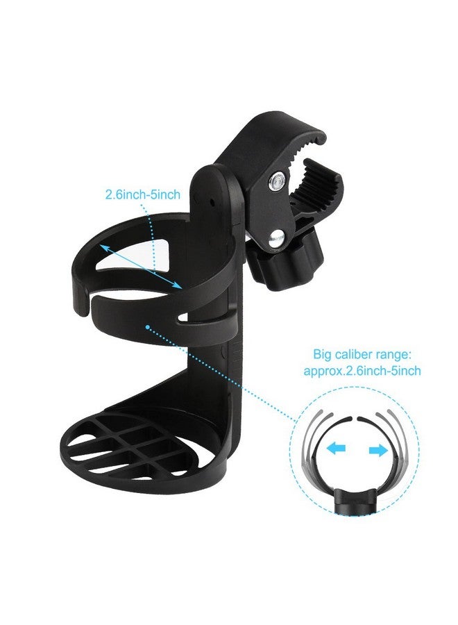 accmor حامل أكواب لعربة الأطفال، حامل أكواب عالمي لعربات Uppababy Nuna Doona، حامل أكواب كبير بزاوية دوران 360° لعربة الأطفال، الدراجة، الكرسي المتحرك، المشاية، السكوتر - Image 3