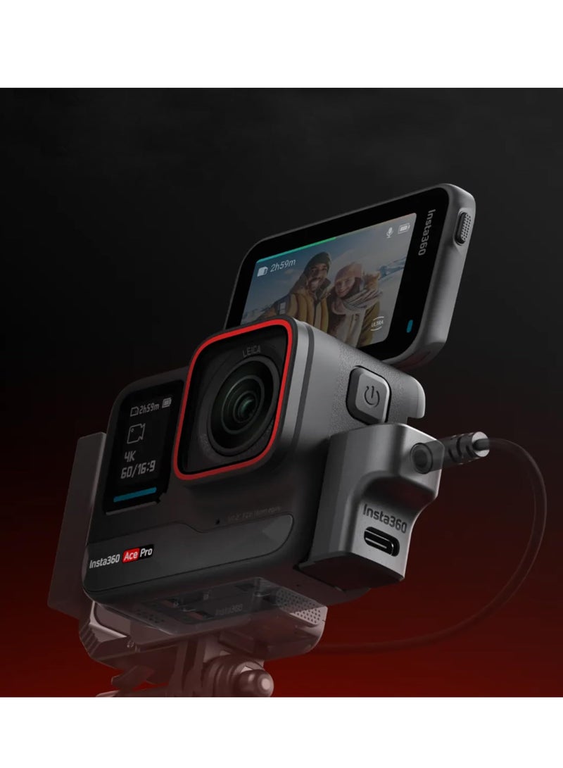 Excefore Insta 360 Ace Pro Mic Adapter for insta360 Ace Accessories, External Microphones Type-C and 3.5mm Audio Ports Compatible with insta360 Ace insta360 Ace Pro - Image 5