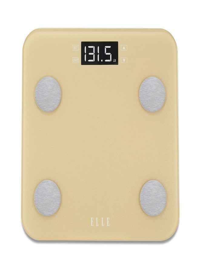 ELLE - Digital Body Weight Scale, BMI Analyzer, 7 Fitness Indicators - Image 1