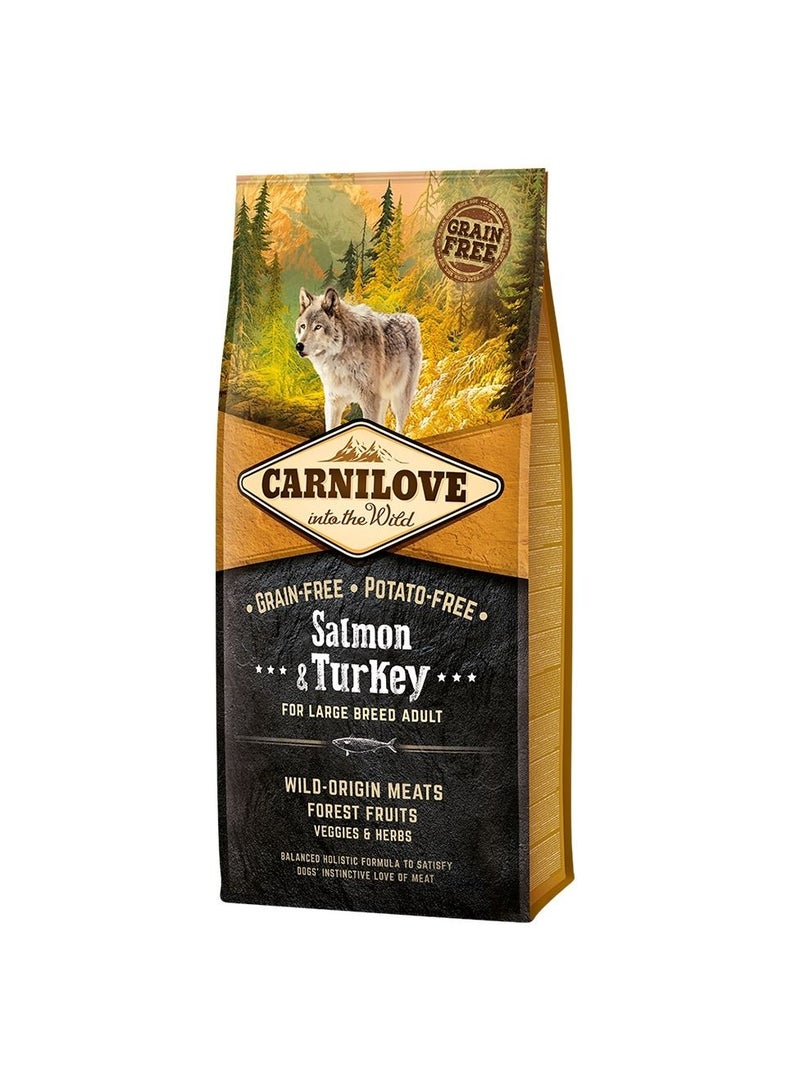 Carnilove Salmon & Turkey for Large Breed Adult (12kg)