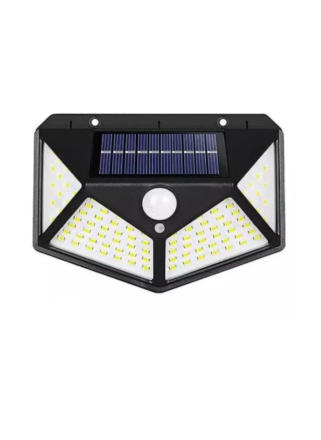 Generic Pack Of 8 Pcs 114 Led Solar Outdoor Light Solar Motion Sensor Security Lights With 3 Lighting Modes Wireless Solar Wall Lights Waterproof Solar Powered Lights For Garden Home And Garage Use Black  - Image 2