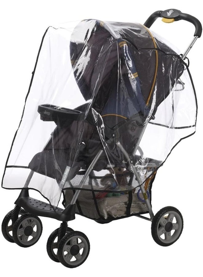Jeep Standard Stroller Rain Cover - Image 3