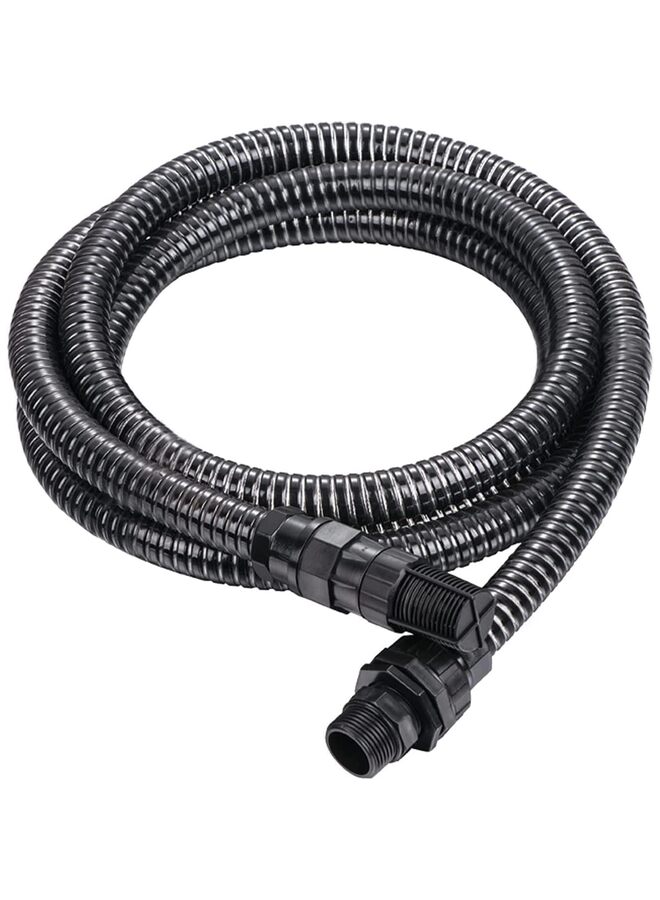 13FT x 1" Suction Hose Kit with Check Valve and 1" Thread, Corrugated Pipe 13ft Long, Water Intake Hose Set, Aspiration Hose (Size : 4M) - Image 1