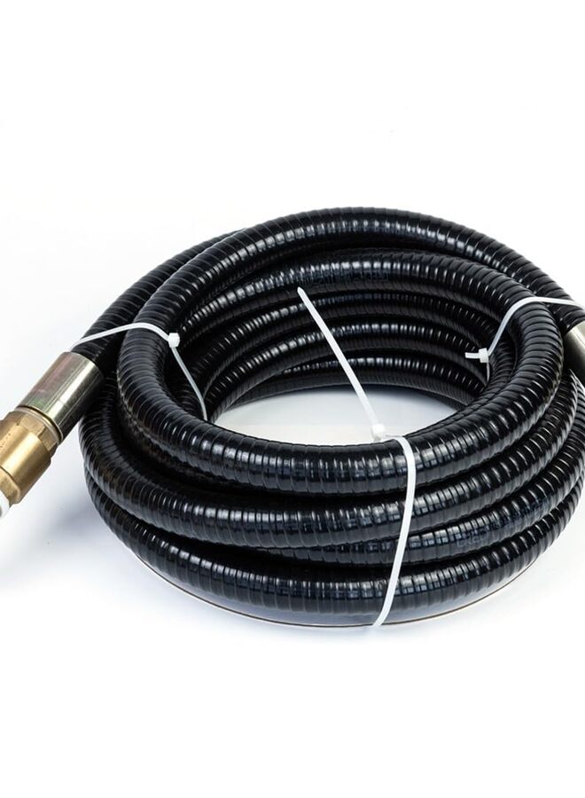 13FT x 1" Suction Hose Kit with Check Valve and 1" Thread, Corrugated Pipe 13ft Long, Water Intake Hose Set, Aspiration Hose (Size : 4M) - Image 4