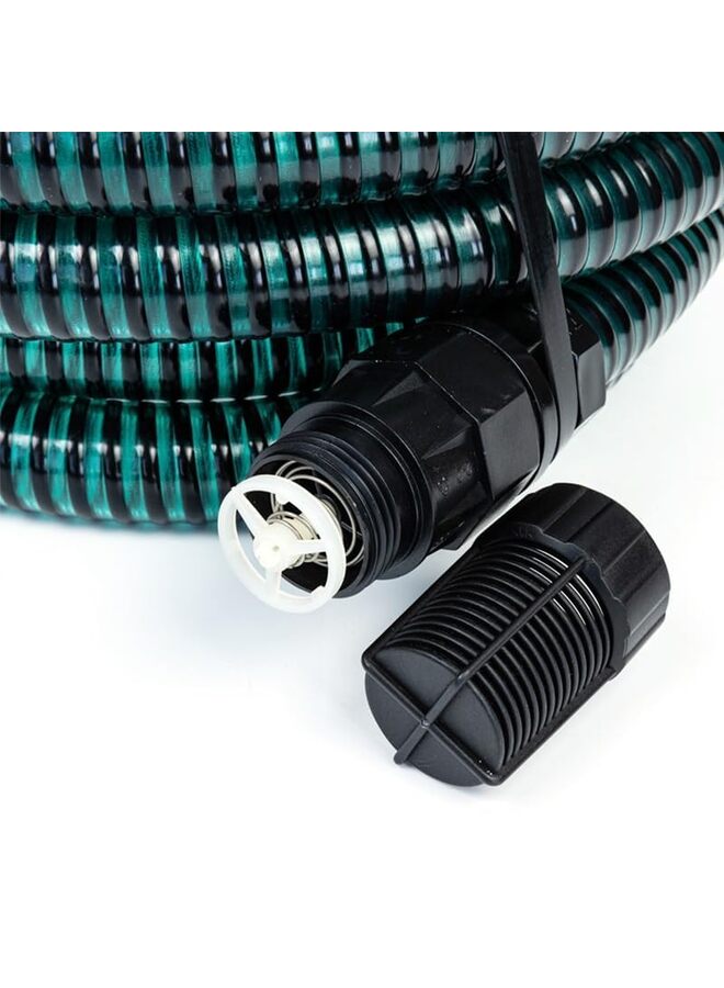 13FT x 1" Suction Hose Kit with Check Valve and 1" Thread, Corrugated Pipe 13ft Long, Water Intake Hose Set, Aspiration Hose (Size : 4M) - Image 3