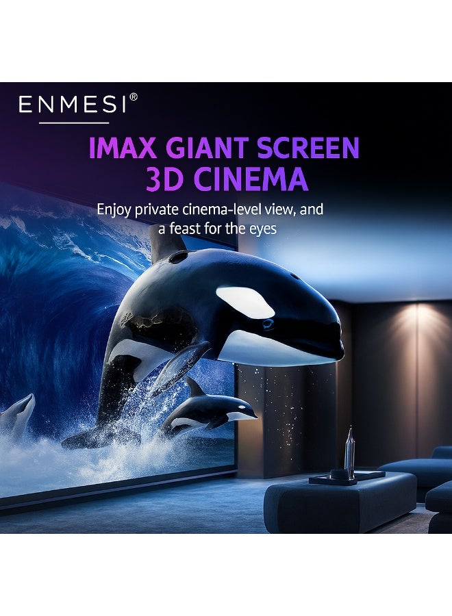 2025 New 3D IMAX HD VR Headset | Ultra-Thin Smart Digital Glasses | IPS Dual Display | Multi-Platform Support - Image 4