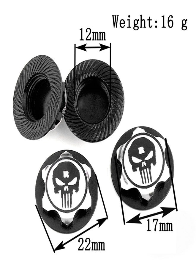 GoolRC 4PCS 17mm Wheel Nuts Dustproof Non-Slip Wheel Nuts Set Remote Control Car Metal Mount Nuts Replacement for Traxxas X-Maxx Summit 1/8 Buggy Truck Accessories - Image 2