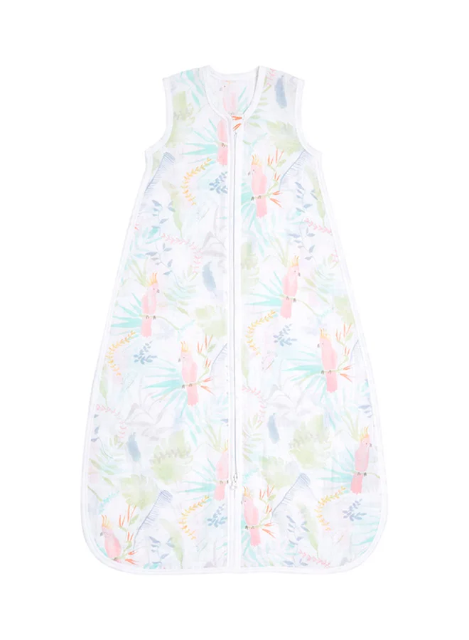 ايدن + أناي Essentials Cotton Muslin 1.0 Tog Light Sleeping Bag Tropicalia (0 - 6 Months )