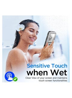 SYOSI AICase Waterproof Phone Case, Universal Self-Check Function, Underwater Pouch Dry Bag, Beach Travel Essentials Tech Gadgets for iPhone 15 14 13 11 12/Samsung S24/LG, Google/Xiaomi/Motorola Black  - Image 3