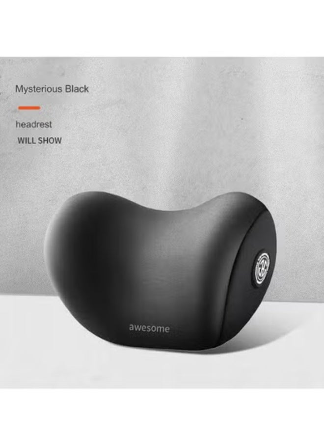 Awesome Car Seat Headrest Neck Pillow Travel Pillow Gray - Image 1