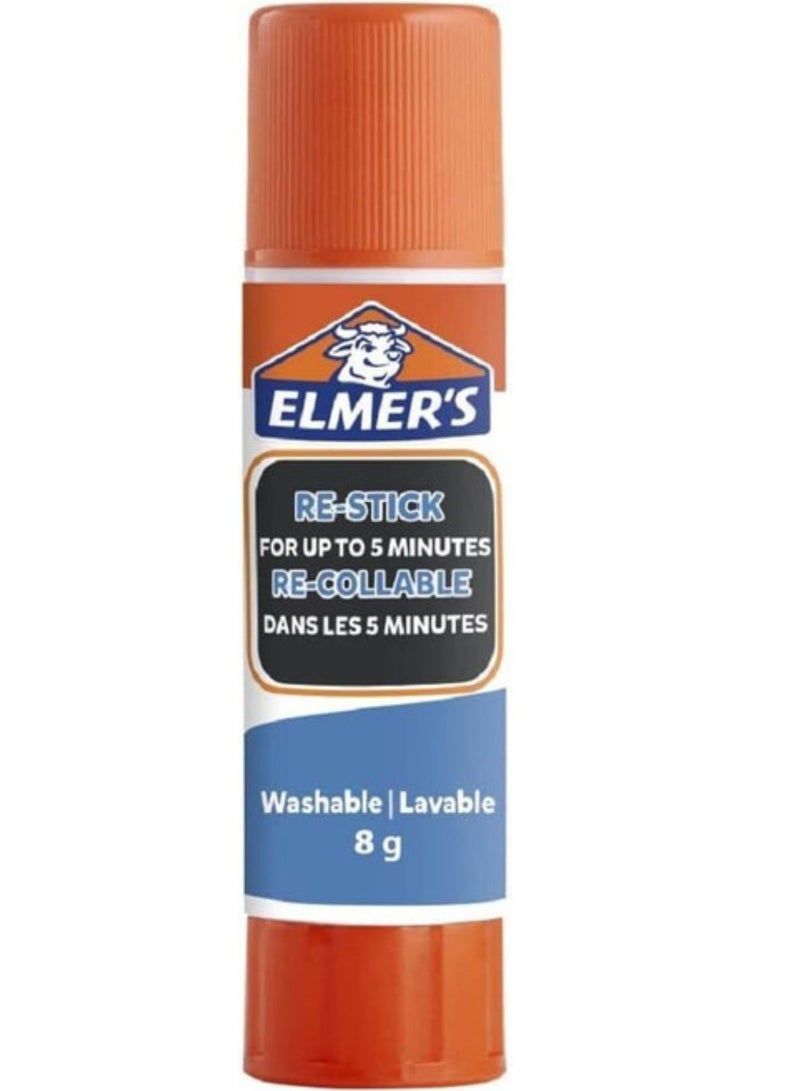 إلميرز عصا صمغ قابلة لإعادة اللصق، 8 جرام، عبوة شفافة مكونة من 4 قطع - Image 3
