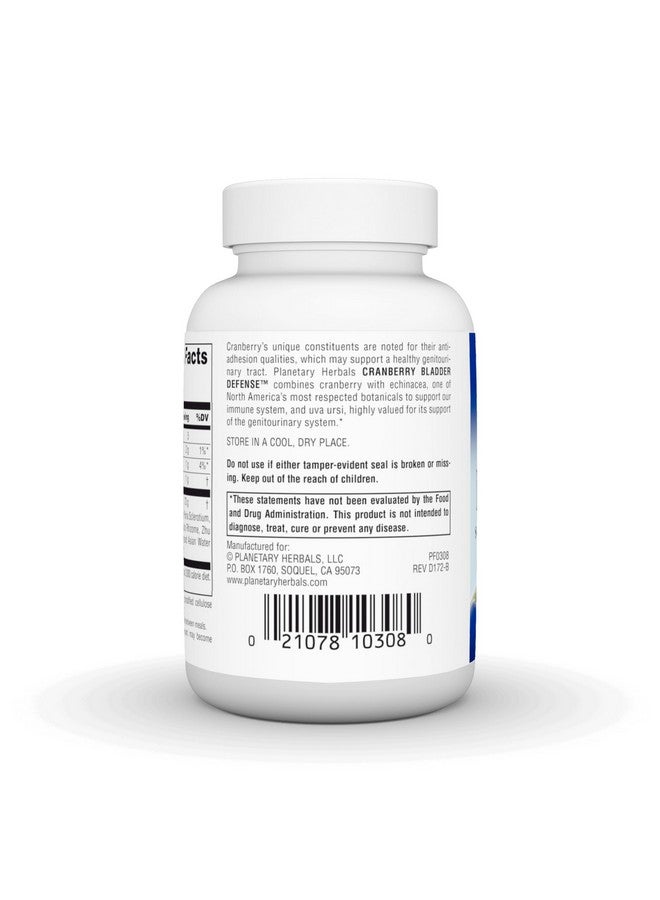 Planetary Herbals Cranberry Bladder Defense, Supports Genito-Urinary Health*, 865 mg - 60 Tablets - Image 3
