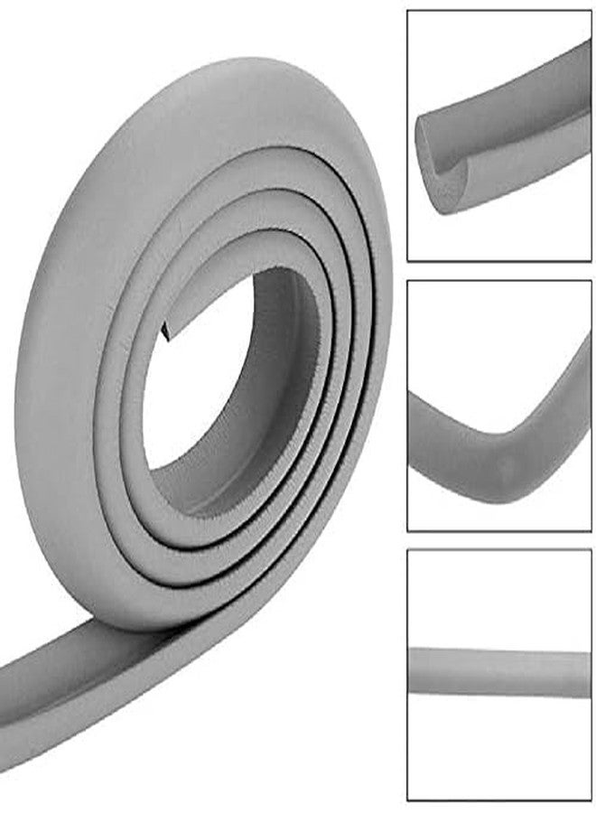 Takositio Baby Proofing Edge Protector 6.5 Ft - Rubber Cushion Strip for Sharp Corners & Edges - Baby Safety Bumper Guard - Childproof Edge Guard for Table, Furniture, Desk (Grey) - Image 5