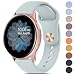 Meliya Bands Compatible with Samsung Galaxy Watch Active 2 20mm Soft Silicone Sport Replacement Strap for Women Men Succulent - Image 2