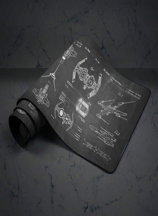 Designfullprint Spaceship Space Mouse mat, Sci-fi Control Console Display Desk Mat, Large Mouse pad for Desk, Gamer Mouse pad, Laptop Pad Mat, Gaming Accessories, Computer Accessories, Gaming Room Decor, SciFi Gift - Image 3