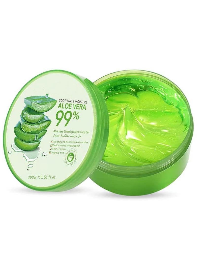 DubaiGallery Aloe Vera Soothing Moisturizing Gel Clear 300ml - Image 1