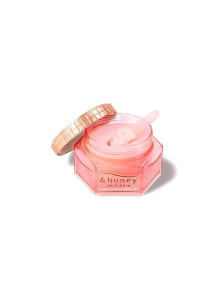 &Honey Cleansing Balm Melty Hot 90g – Original Made in Japan Warming Makeup Remover & Tone Enhancer - Image 2
