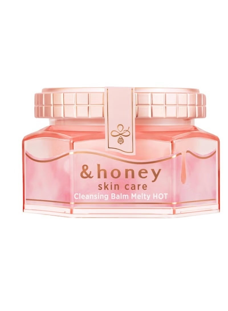 &Honey Cleansing Balm Melty Hot 90g – Original Made in Japan Warming Makeup Remover & Tone Enhancer - Image 1