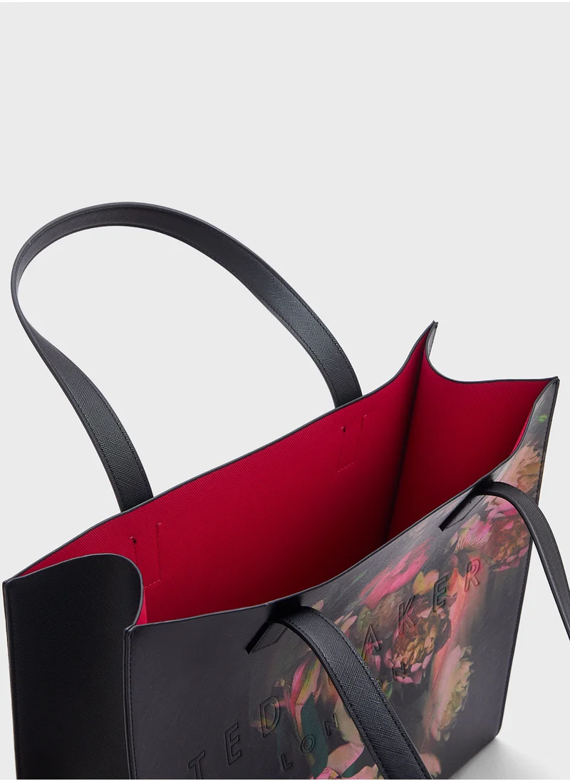 تيد بيكر Saliine Printed Top Handle Shopper