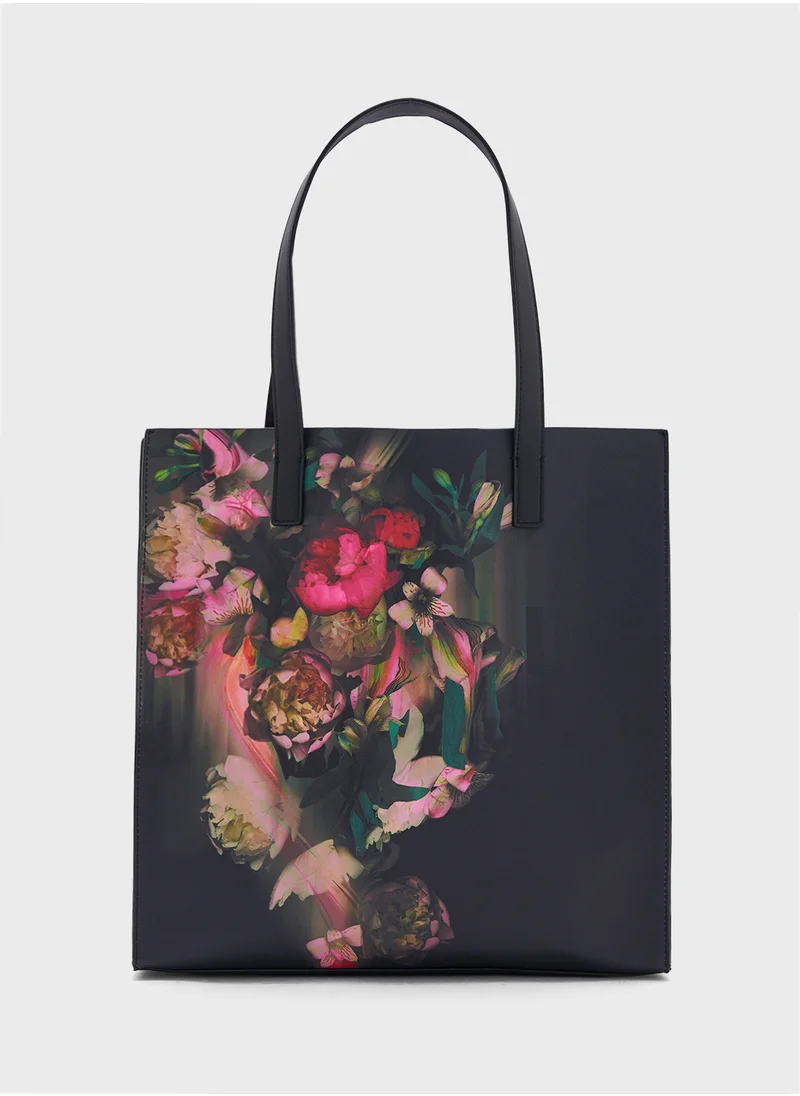 تيد بيكر Saliine Printed Top Handle Shopper