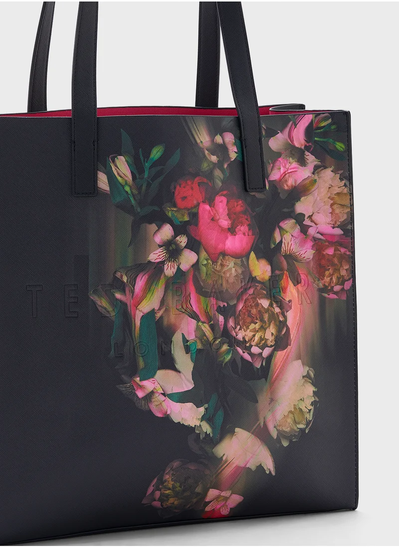 تيد بيكر Saliine Printed Top Handle Shopper