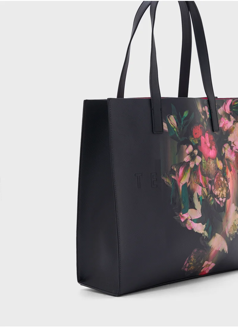 تيد بيكر Saliine Printed Top Handle Shopper